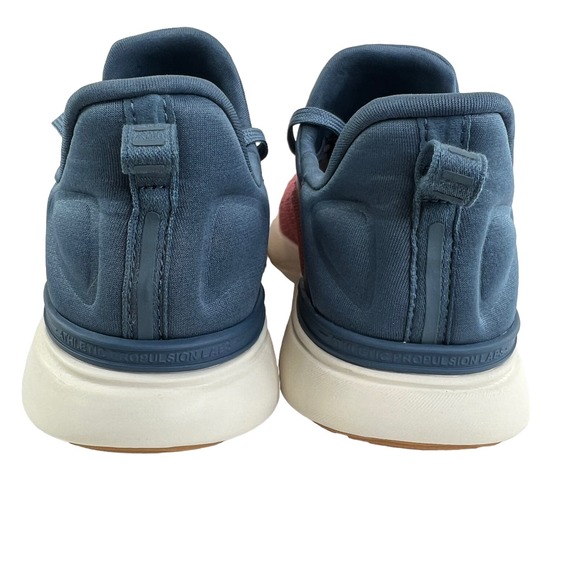 APL Techloom Racer Womens Sneakers Blue Pink Size 7.5 Mesh Low Tops Laces - Picture 5 of 9